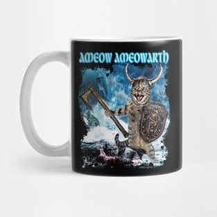 Ameow Ameowarth ))(( Metal Cats Tribute Mug